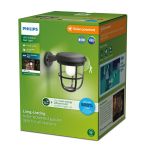 Philips Solar Radii Luce Da Parete Metallo Nero 1.3W 250lm - 830 Luce Calda -  | IP44