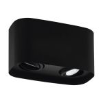 Eglo Soffitto Faretti Arenzano Acciaio Nero 9.4W 690lm - 830 Luce Calda -  | Dimmerabile - Adatto per GU10