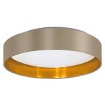 Eglo Luce da soffitto Maserlo 2 Acciaio Bianca 20W 2400lm - 830 Luce Calda - 