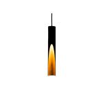 Eglo Luce Pendente Barbotto Acciaio Nero, Oro 4.5W 345lm - 830 Luce Calda -  | Adatto per GU10
