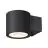 SLV Oculus Phase Luce Da Parete Aluminium Nero 8.5W 570lm - 920-930 Dim To Warm | Miglior Resa Cromatica - Dimmerabile 