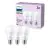 Confezione Multipack 3x Philips Bulbo LED E27 Pera Ghiaccio 13W 1521lm - 827 Bianco Molto Caldo