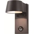 D'Lite Luce Da Parete Lira Nero 7W 600lm 830 Luce Calda -  | IP54 - Sensore Di Movimento