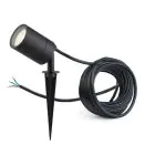 D'Lite Punta Luce Fuse Cavo Dell'Alimentazione Nero | IP65 - Adatto per 1x GU10 | incl. cable 2 Meter